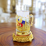 Сувенирный подстаканник "Российский"